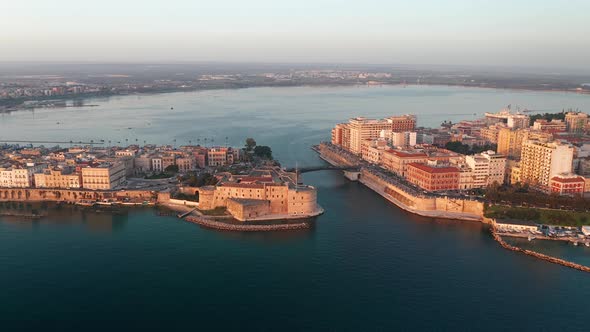 Aerial view of Taranto