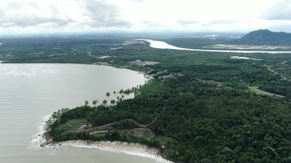 The Beaches at the most southern part of Borneo Island