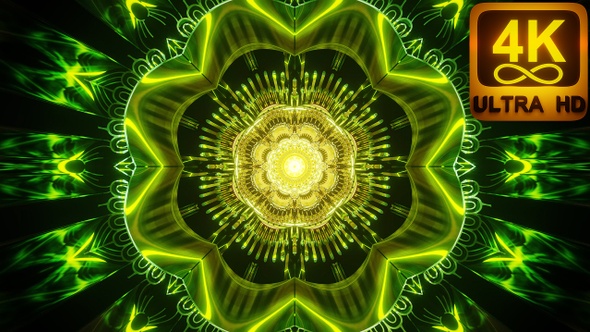 3D Kaleidoscope Infinite 4k Vj Seamless Loop For Mushroom Trip And Dmt Trip Open Third Eye Abstract