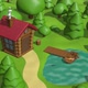 Cartoon Forest Cabin 01 - VideoHive Item for Sale