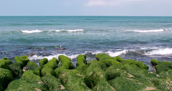 Laomei Green Reef in Taipei City of Taiwan