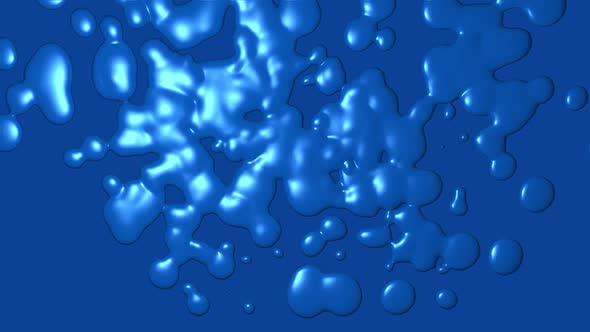 molten plastic drops background