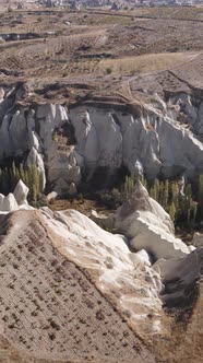 Cappadocia Landscape Aerial View