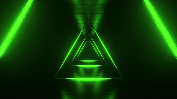 Abstract green futuristic background