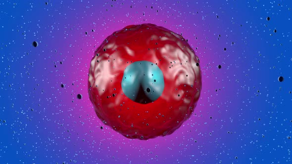 3D Rendered Illustration, visualisation of a stem cell