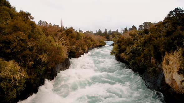 Amazing Waterfalls of Huka Falls New Zealand North Island