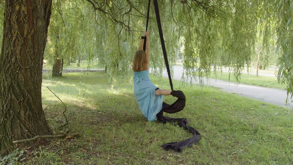 Great Work of Young Lady in the Park