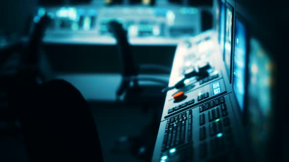 Equipment of Empty Central Control Room alt