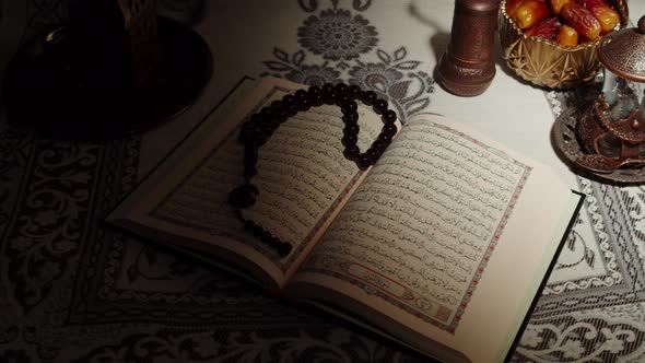 Quran Book Closeup Praying Islamic Religion alt