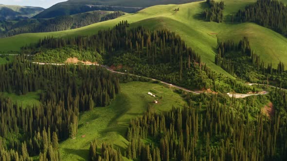 Duku Road mountains landscape