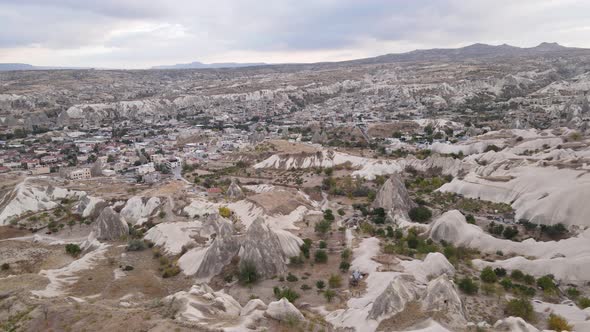 Aerial View Cappadocia Landscape