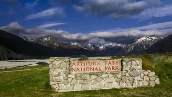 Arthur Pass National Park timelapse