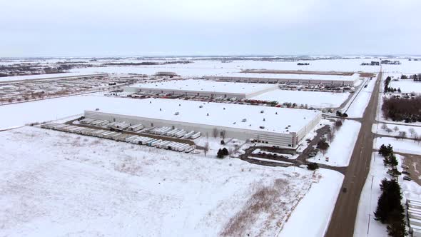 Winter Distribution Center Aerial