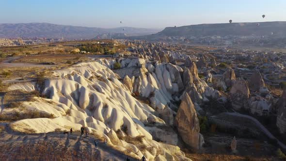 Picturesque View of Cappadocia Valley