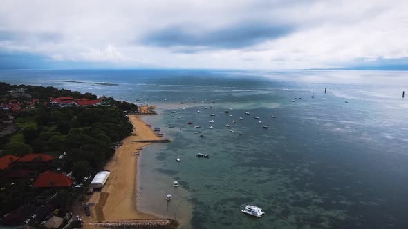 Beautiful Sanur beach drone footage in Bali. This footage was shot during Sunrise and Sunset time.