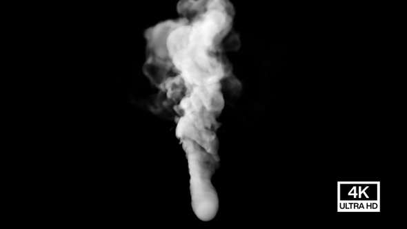 Moving White Smoke Flow