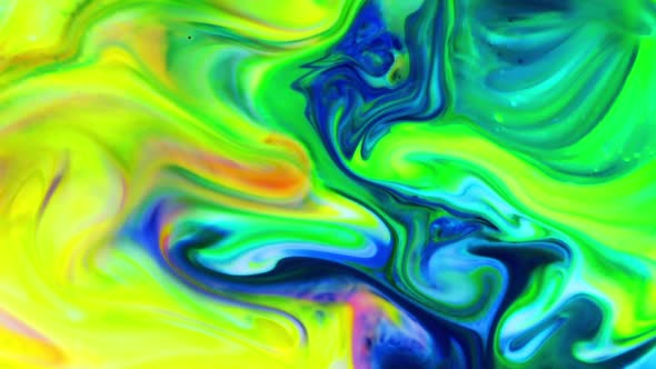 Abstract Colorful Sacral Liquid Waves Texture 432