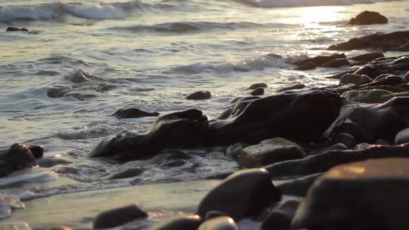 Sea Shore at Sunset