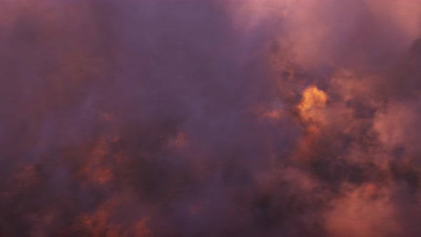 Flying In The  Sunset Clouds 01 alt