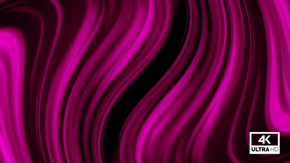 Abstract Twisted Pink Color Trendy Liquid Wavy Background Looped V6