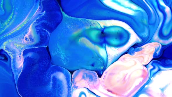 Abstract Bright Colours Paint Spreading Texture  alt