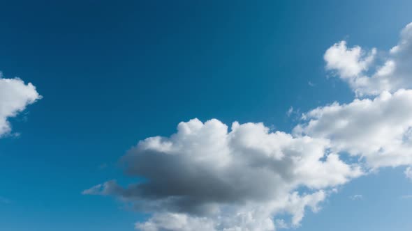 Clouds Moving In The Sky Overhead