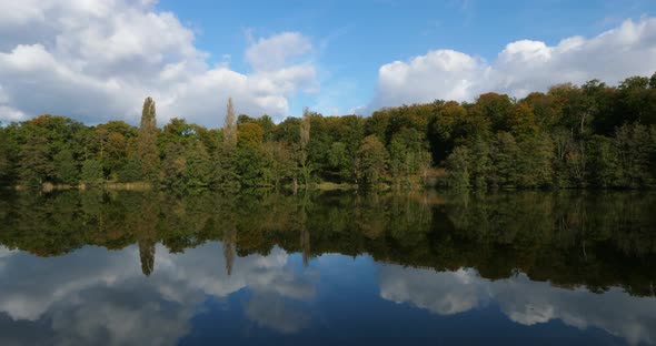 The pond Saint Peter, Forest of Compiegne, Picardy, France