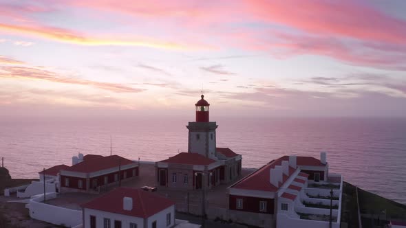 Aerial View of the Most Westerly Point of Mainland Europe