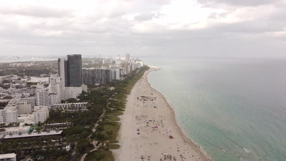 Miami Beach Spring Break 2021 Shot With An Aerial Drone 4k