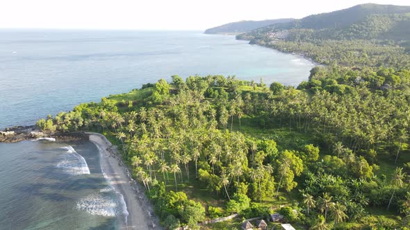 Aerial beach