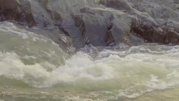 Some rapids in slow motion from the Rocky Mountains in Colorado.