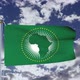 African Union Flag Waving - VideoHive Item for Sale