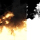Rising Fire Flames And Dark Smoke - VideoHive Item for Sale