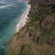 Aerial View of Tropical Beach with Azure Blue Water and Foaming Ocean Waves - VideoHive Item for Sale