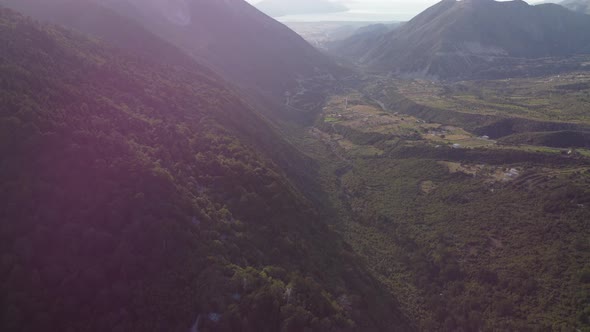 Road in the Mountains of Albania