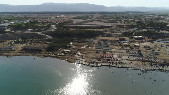 Dead Sea coast and beach