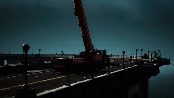 High Way Bridge Under Construction