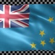 Tuvalu waving flag looped - VideoHive Item for Sale