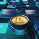 Bitcoin Futuristic Background - VideoHive Item for Sale