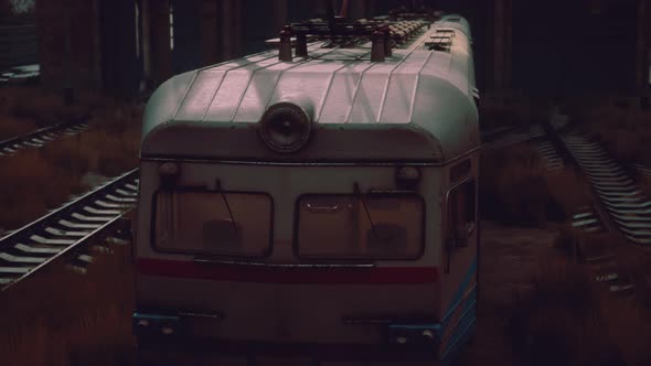 Some Trains at Abandoned Train Depot alt