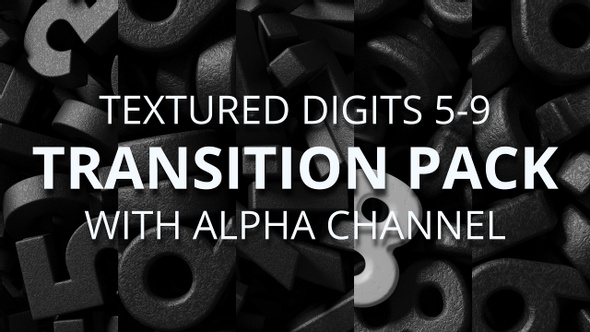 Digits Transition Pack (5-9) alt