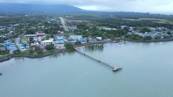 Prawn Fish Farm Aerial