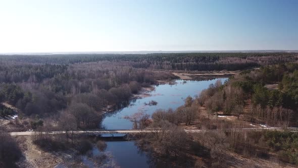 Spring Landscape Of Shevino Lake 41