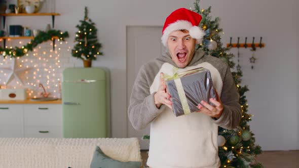 Man Receives Christmas Gift From Camera