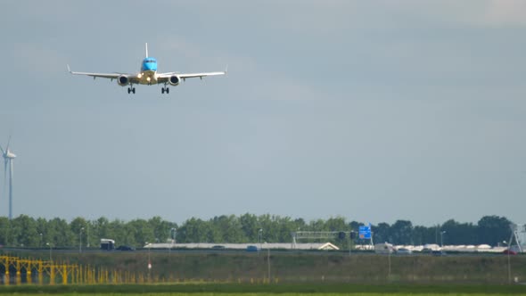 Jet Airplane Approaching