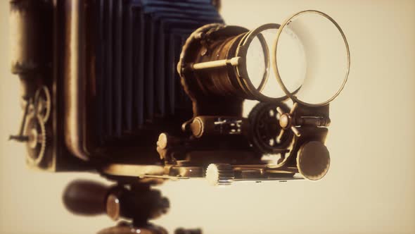 Antique Old Retro Photo Camera alt