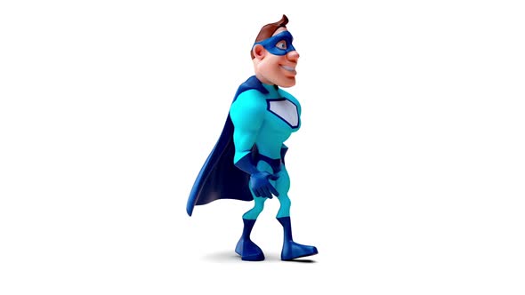 Fun 3D cartoon fun superhero alt