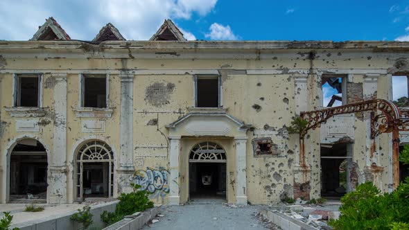 dubrovnik bombed building war balkans conflict