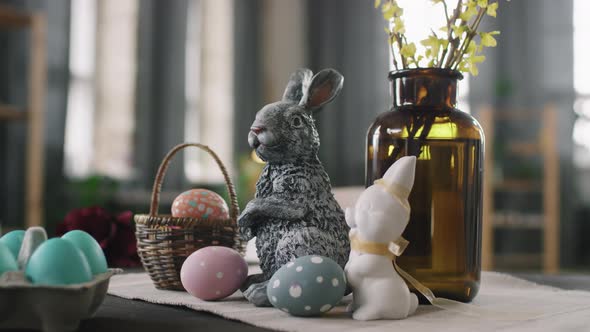 Easter Eggs and Bunny Ornaments