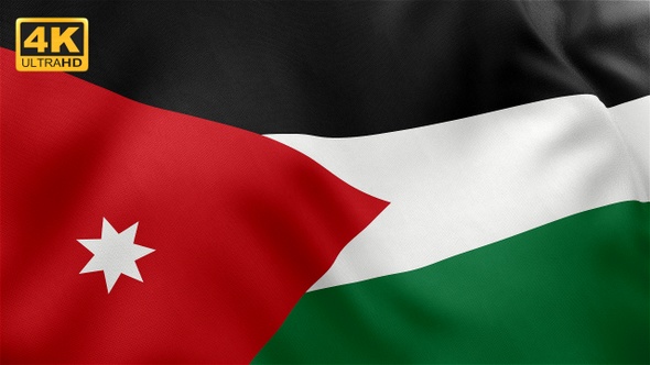 Jordan Flag - 4K